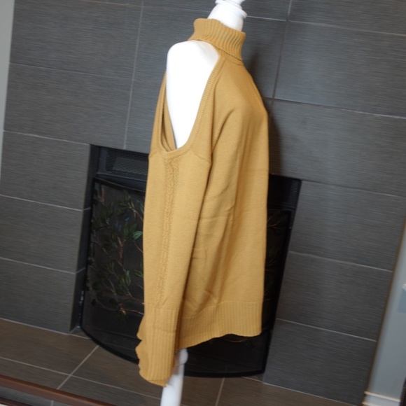 LITA BY CIARA Shoulder Cutout Long Sleeve Turtleneck Tunic Sweater Dress size XL - Picture 13 of 16